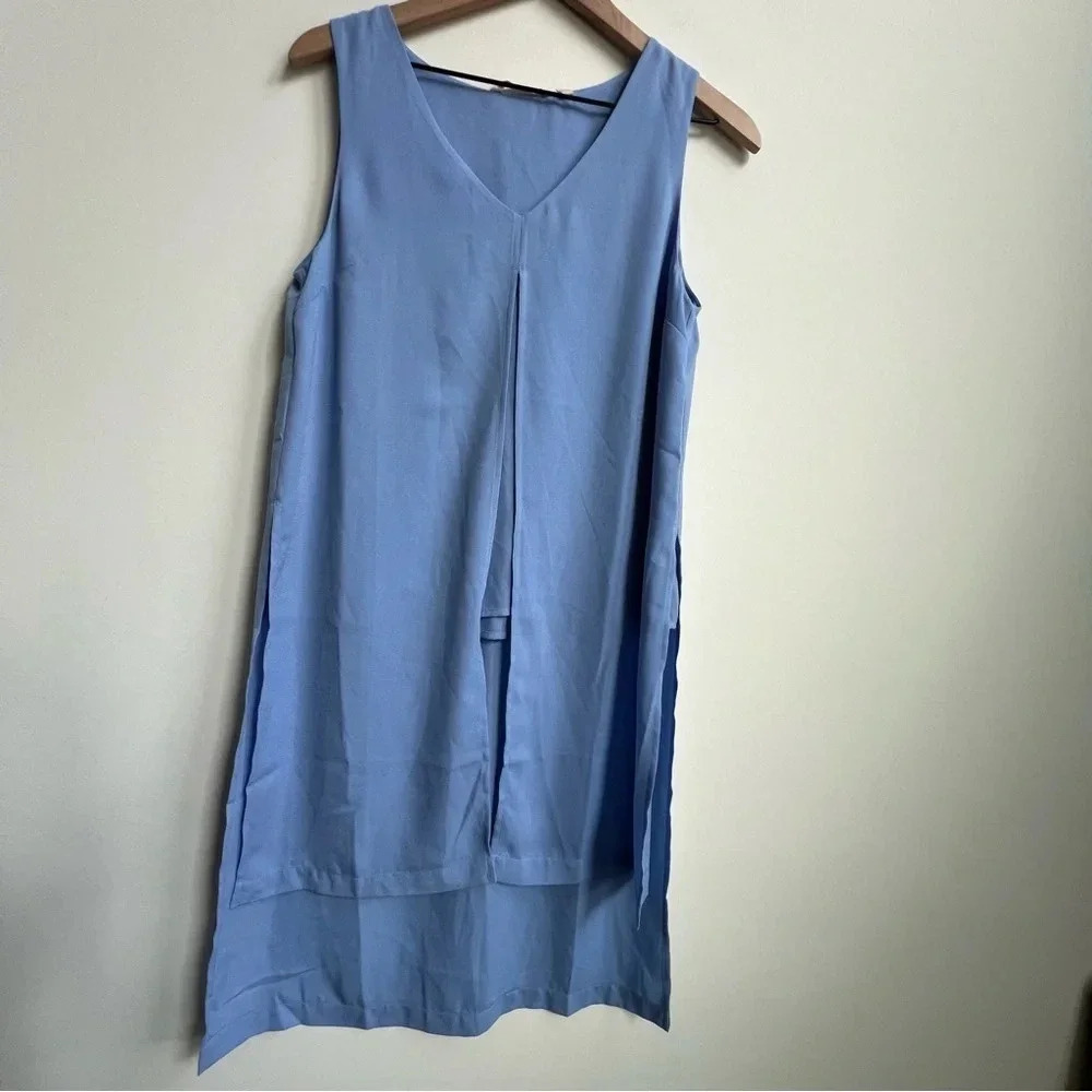 Soft Surroundings Flowy layered tiered Tunic Top Blouse High Low XS Sleeveless - Picture 6 of 14
